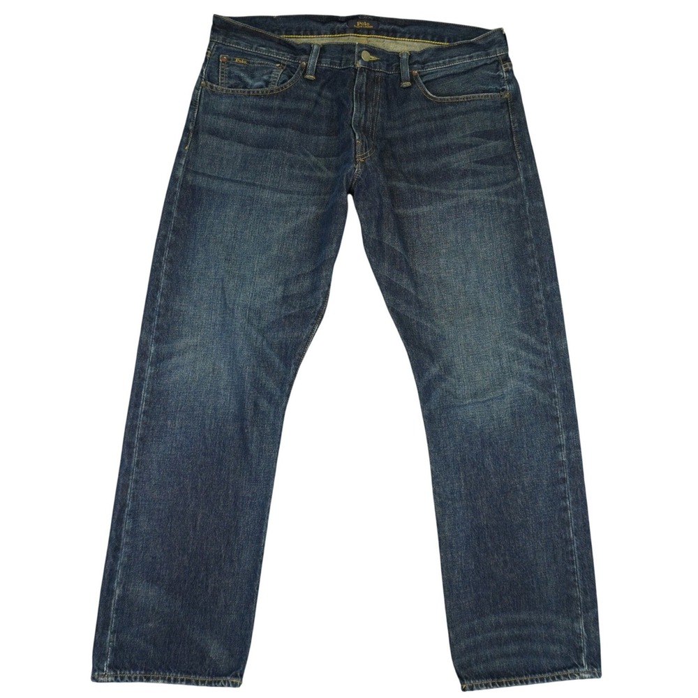 Polo Ralph Lauren Jeans Mens 35x30 (Fits 38x29) Hampton Relaxed Straight‎ Denim